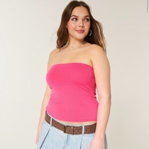 Hollister Pink Reversible Tube Top